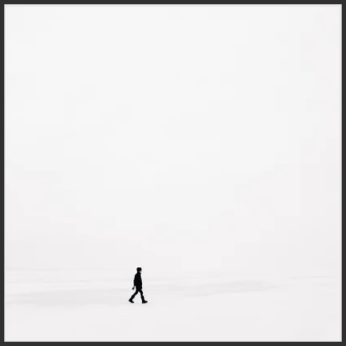 Shame is an oversimplification you can't afford. Here is an example of what it feels like! A lone figure in black walking in a wasteland of whiteness.